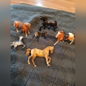 Vintage Horse Collection Set 6 Pc